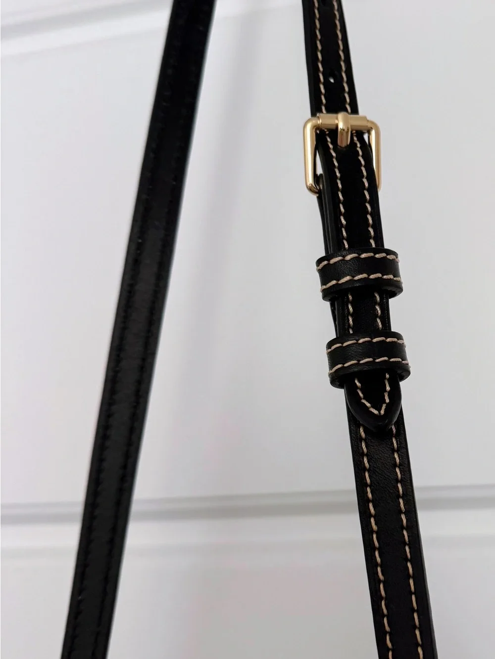 Dooney & Bourke Black Pebble Leather Dome Satchel with Gold Hardware